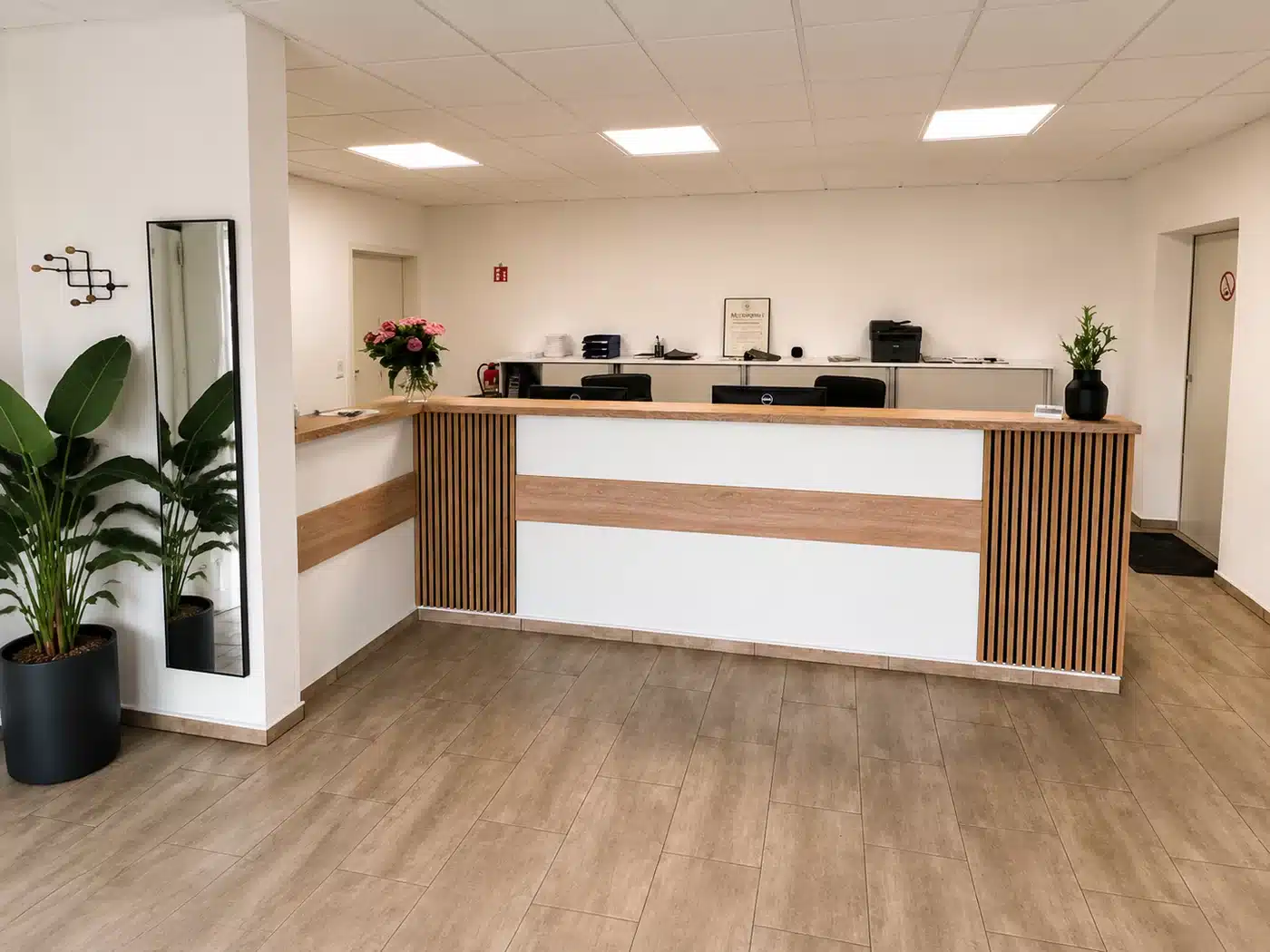 Empfangsbereich und Büro der TEKO Autotechnik GmbH in Bad Münder